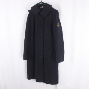 70&#039;s SWEDISH Wool Melton Military Coat