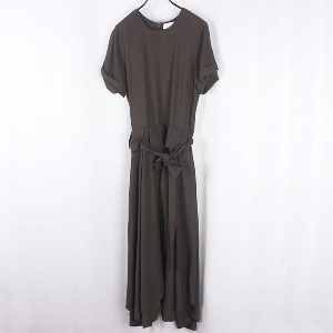 KBF Gray Tone Rayon Maxi Dress