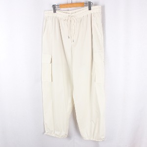 Poly Fabric String Cargo Pants