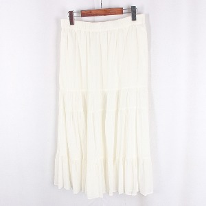 JW ANDERSON X U Natural Mood White Cotton Skirt