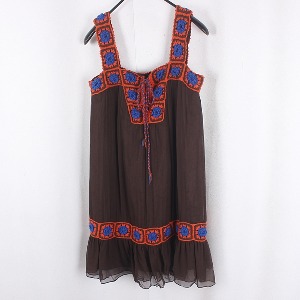 GRACE CONTINENTAL Ethnic Mood Silk Bustier Ops